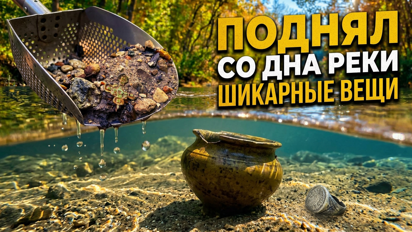 Шикарные находки со дна старой реки